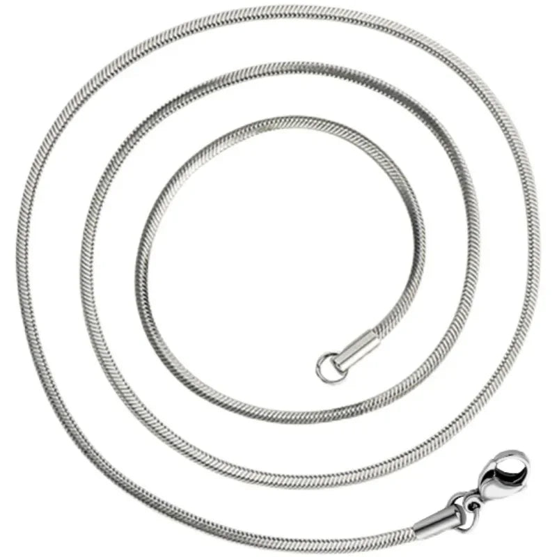 1 Stück Punk-Hip-Hop-Schlangengliederkette aus 925er Sterlingsilber für Herren und Damen, Schmuckgeschenk, Ketten für Männer