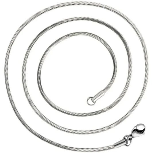 1 Stück Punk-Hip-Hop-Schlangengliederkette aus 925er Sterlingsilber für Herren und Damen, Schmuckgeschenk, Ketten für Männer